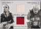 2003-04 SkyBox Autographics Rookies Affirmed Game-Used Patches #UHBW Udonis Haslem/Stephon Marbury