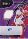 2021-22 Select Rookie Jersey Autographs Purple Prizms #7 Keon Johnson