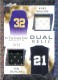 2022-23 In The Game Used Dual Memorabilia Pattern Silver #GUDM10 Karl Malone / Tim Duncan