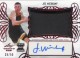 2021-22 Leaf Trinity Flashback Patch Autographs Red #PAJW1 Joe Wieskamp (released In 2022-23 Leaf Trinity)