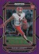 2023 Prizm Draft Picks Prizms Purple #198 Rakim Jarrett