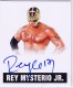 2018 Leaf Legends Of Wrestling Originals Update Autographs Alternate Art #ARMJ Rey Mysterio Jr. (2017)
