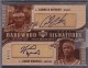 2005-06 Upper Deck Hardcourt Hardwood Signatures Dual #AW Carmelo Anthony/Hakim Warrick - Quantity: 1 - Owned by: MJFan 