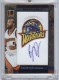 2007-08 Topps Letterman Patches Team Logo Autographs #BD Baron Davis B