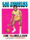 1971-72 Topps #41 Jim McMillian