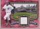 2009 UD A Piece Of History Stadium Scenes Jersey Red #SSCG Curtis Granderson