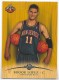 2008-09 Topps Hardwood Maple #110B Brook Lopez Posing
