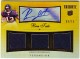 2010 Topps Tribute Autographed Triple Relics Gold #ATRBT Ben Tate