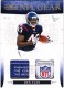 2010 Playoff National Treasures NFL Gear Combos Laundry Tag #25 Ben Tate