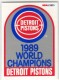 1989-90 Hoops #353B Pistons Champions