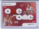 2008-09 SkyBox One On One Dual Memorabilia #OOBH Mike Bibby/ Kirk Hinrich