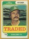 1974 Topps Traded #62T Bob Locker - Quantity: 1 - BV: $0.46 - Owned by: Algae 