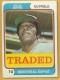 1974 Topps Traded #165T Willie Davis - Quantity: 1 - BV: $0.55 - Owned by: Algae 