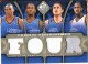 2009-10 SP Game Used Fabric Foursome 50 #F4WKWW D.J. White/ Kyle Weaver/ Russell Westbrook/ Nenad Krstic