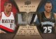 2008-09 Upper Deck Premier Rare Patch Dual #RP2JA LaMarcus Aldridge/ Al Jefferson