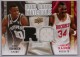 2009-10 Upper Deck Game Materials Dual #DGOR David Robinson/ Hakeem Olajuwon