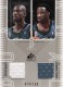 2002-03 SP Game Used Authentic Fabrics Dual #KGTBJ Kevin Garnett/Terrell Brandon