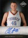 2010-11 Limited Next Day Autographs #11 Cole Aldrich