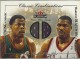 2001-02 Fleer Platinum Classic Combinations Jerseys #6CC Hakeem Olajuwon/Patick Ewing