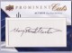 2009 Upper Deck Prominent Cuts Cut Signatures #PCMSM Mary Stuart Masterson/