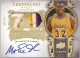 2007-08 Chronology Stitches In Time Patches Autographs 15 #MJ Magic Johnson