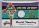 2000-01 Fleer Game Time Uniformity #23 David Wesley