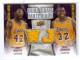 2009-10 Upper Deck Game Materials Dual #DGWJ James Worthy/ Magic Johnson - Quantity: 1 - Owned by: tutall 