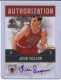 2008-09 SP Rookie Threads Authorization #AUJP John Paxson