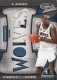 2009-10 Certified Fabric Of The Game Team Die-Cuts Prime #33 Al Jefferson