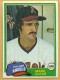 1981 Topps #12 Mark Clear