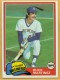 1981 Topps #56 Buck Martinez