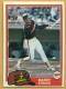 1981 Topps #72 Barry Evans DP