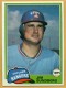 1981 Topps #95 Jim Sundberg