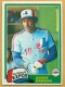 1981 Topps #125 Andre Dawson