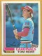 1982 Topps #27 Tom Herr