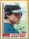 1982 Topps #240 Bucky Dent
