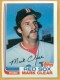 1982 Topps #421 Mark Clear