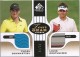 2012 SP Game Used Tour Gear Dual Gold #TG2RSA Charl Schwartzel/Louis Oosthuizen
