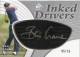 2012 SP Game Used Inked Drivers Black Steel #IDBC Ben Crane