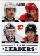 2013-14 Score #554 Curtis Glencross / Lee Stempniak / Miikka Kiprusoff / Tim Jackman