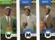1996-97 Collector's Choice Mini-Cards Gold #M148 John Wallace/ Walter McCarty/ Antoine Walker