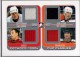2013-14 ITG Decades 1990s Cup Clashes Quad Jerseys Silver #CC08 Steve Yzerman/Mike Vernon/John LeClair/Eric Lindros
