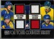 2013-14 ITG Decades 1990s For Your Country Quad Jerseys Black #FYCJ05 Nicklas Lidstrom/Peter Forsberg/Mats Sundin/Mats Naslund