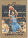 2007-08 Topps Gold #85 Jamal Crawford - Quantity: 1 - Owned by: Kadamscards 