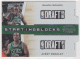 2010-11 Playoff Contenders Patches Starting Blocks Silver Die-Cut #29 Avery Bradley / Rajon Rondo