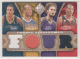 2009-10 SP Game Used Fabric Foursome 35 #F4RRLS Marreese Speights/ Brandon Rush/ Robin Lopez/ Anthony Randolph - Quantity: 1 - Owned by: Kadamscards 
