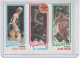 1980-81 Topps #94 34 Larry Bird/164 Bill Cartwright/23 John Drew