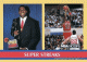 1990-91 Hoops #385 Magic Johnson/Michael Jordan