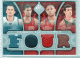 2009-10 SP Game Used Fabric Foursome #F4GGLA Eric Gordon/ Joe Alexander/ Kevin Love/ Brook Lopez - Quantity: 1 - BV: $15.00 - Owned by: Kadamscards 