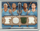 2009-10 SP Game Used 4 On 4 Fabrics 65 #FFDENOKL J.R. Smith/ Nene / Sonny Weems/ Kenyon Martin/ Nenad Krstic/ Jeff Green/ Kyle Weaver/ Russell Westbrook - Quantity: 1 - BV: $25.00 - Owned by: Kadamscards 